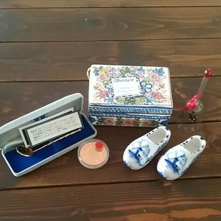 海外土産5点工芸品/スペイン陶器小物入/オーストラリアペニーコイ...