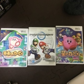 DSi,wiiのソフト星のカービー、毛糸のカービー、マリオーカー...