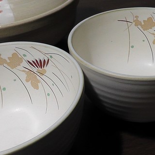 【500円】未使用5点セット◆お一人様お二人様。小ぶりな土鍋と清水焼お茶碗など◆鍋.おでん.ポトフの画像
