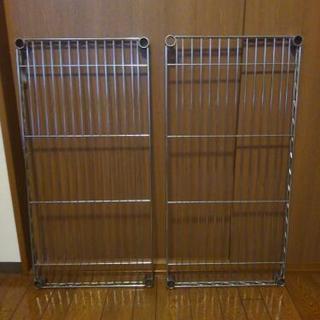 ホームエレクターワイヤーシェルフ棚板90×45cm　2枚セット