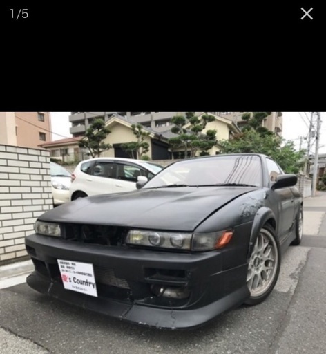 シルビアs13 ターボ (nrrgmedia4) 大阪城北詰のシルビアの中古車