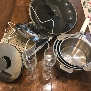 鍋 グリルパン グラス 収納 まとめて