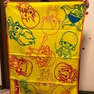 ワンピース柄のブランケット