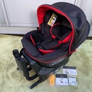 エールベベ☆チャイルドシート☆クルット4i  プレミアム☆カーボンレッド☆BF876☆ISOFIX☆清掃済み☆ペットOKの方のみ！