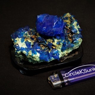 胆礬　総重量3５5ｇ　chalcanthite　鉱物標本
