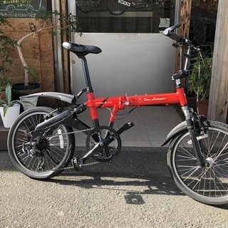 【中古自転車】カスタム折りたたみミニベロ（ﾗﾝﾎﾞﾙｷﾞｰﾆ）