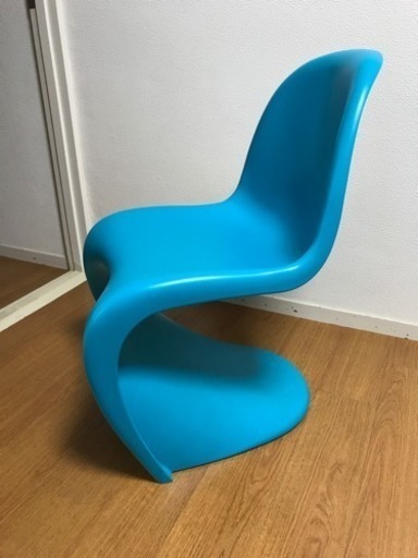 1/1値下げしました！パントンチェア ブルー 中古 美品 ツヤなしブルー