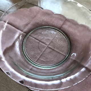 ＊お受け渡し予定中＊ガラスの器　花器　大皿（深型）の画像