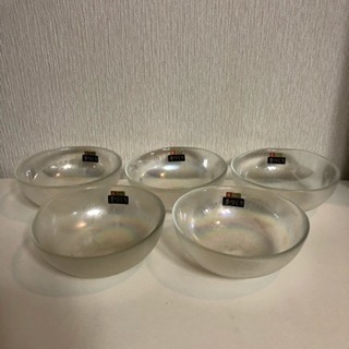 ②ガラスの器 ５つセット