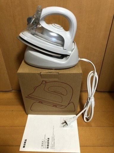 未使用保管品 無印良品 良品計画 コードレススチームアイロン