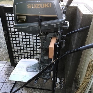SUZUKI−6馬力船外機2サイクルS足