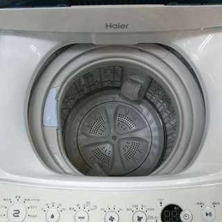 【販売終了しました。ありがとうございます。】Haier　4.5㎏　ステンレス槽　全自動洗濯機　JW-C45A　　2016年製　中古品の画像