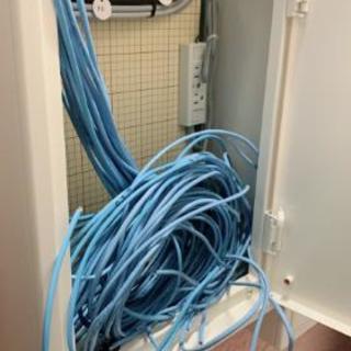 イーホテル熊谷でLANケーブル工事！