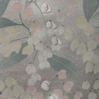 👘 正絹 訪問着 ワンポイント刺繍 ★トールサイズ 美品 身丈166 裄丈67の画像