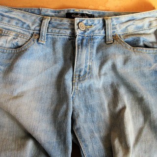 ☆ハニーズ・コンフォートベーシック Honeys Comfort Basic デニム Lサイズ◆ロールアップでさらにおしゃれの画像