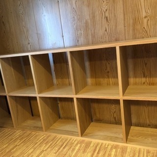 無印良品 スタッキングシェルフ 5×2 オーク材 棚