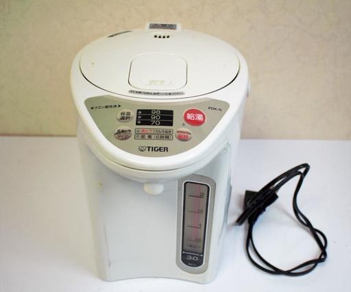 TIGER タイガー マイコン電動ポット 3.0L アーバンホワイト PDK-G300-WU
