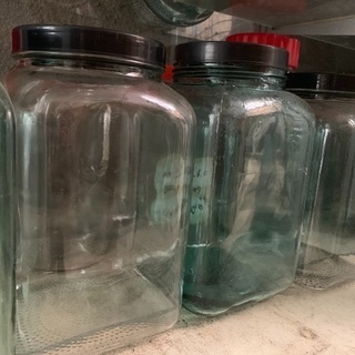 海苔のガラス瓶100円の画像