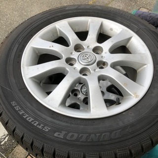 トヨタ純正ホイール スタッドレス付き 215/60R16 200...