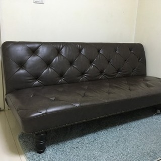 新品同様 アンティーク調2wayソファベッド