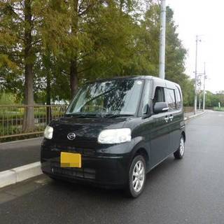 タント 電動スライドドアー L375S ピラーレス 人気の黒 スライドドア リモコン スマートキー 車検H31年7月 高年式 軽自動車 ダイハツ大阪tant関西の画像