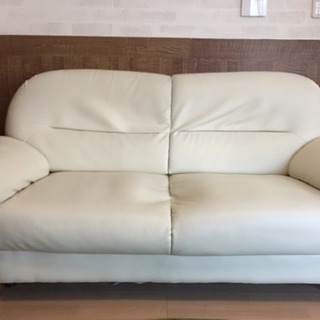 【取引決定】ソファ 中古 白