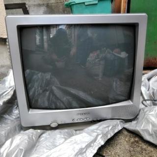 0円　ブラウン管テレビ　ジャンク品