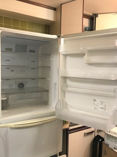 【急募】4ドア冷蔵庫 SANYO 404L SR-D40C 自動製氷機付