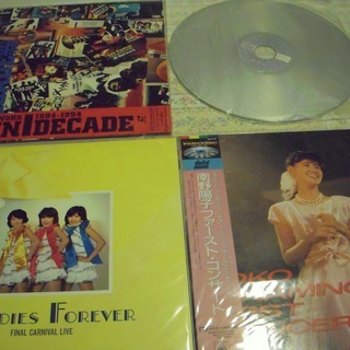 レーザーディスク　キャンディーズ他　LP　尾崎豊の画像