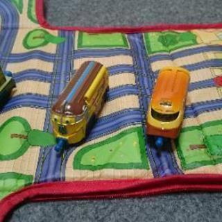 【値下げ】チャギントン ダイキャスト コレクション ソフトキャリーケース セットの画像