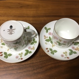 ウエッジウッド コーヒーカップ&ソーサー 2客の画像