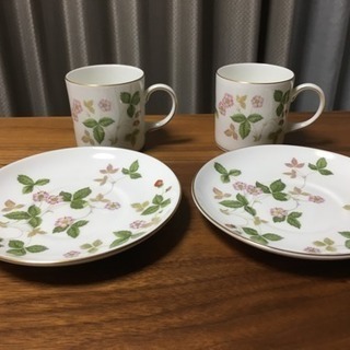 ウエッジウッド コーヒーカップ&ソーサー 2客の画像