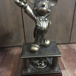 ミッキーマウス ブロンズ像 値下げレア物 ミッキーマウス ブロンズ像風