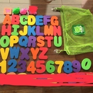 アルファベット、数字他のスポンジセット