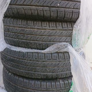 軽自動車　純正　タイヤのみ４本　ラジアル　７０００ｋｍ　155 ...