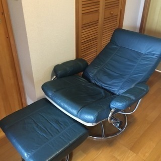 本革 リクライニングチェア
