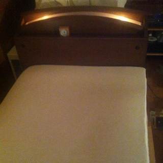 ★破格！フランスベッド FRANCE BED ライト付 シングル ベッド 分解できます！定価15万の画像