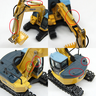 コマツ建機 ガレオ PS228US 油圧ショベル ショベルカー 1/43 建機ダイキャストモデル スケールモデル ユンボ バックホー  KOMATSU GALEO ☆ PayPay(ペイペイ)決済可能 ☆ 札幌市 清田区 平岡の画像