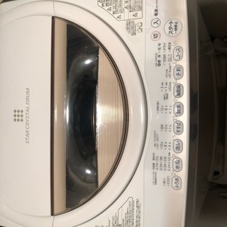TOSHIBA 6kg 2015年製 洗濯機 譲ります。