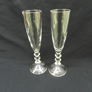 Baccarat/バカラ ベガ シャンパンフルート ペア 2客 グラス 元箱付