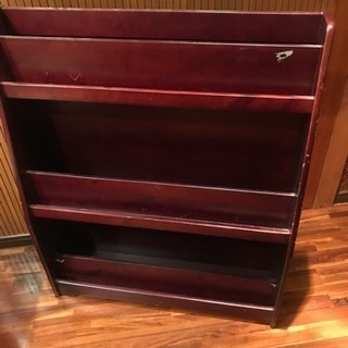 木製マガジンラック（本棚）