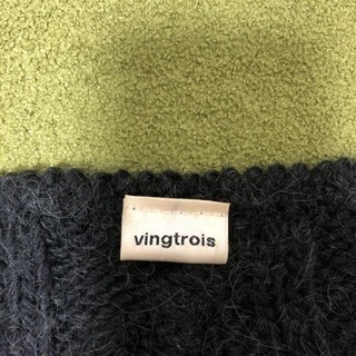 【値下げ】vingtrois アルパカ毛 ニットチュニックの画像