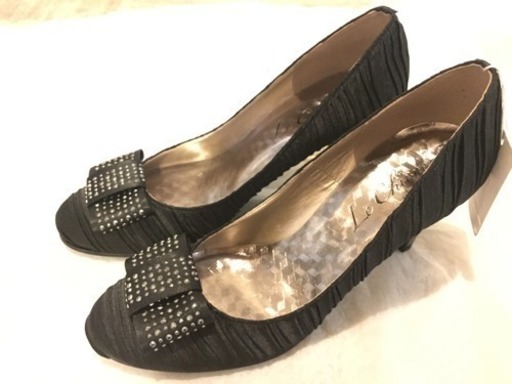 Le Chione -Jelly beans, 23.0cm, Black【未使用】