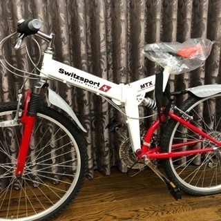 取引終了！訳あり、Switzsport26インチ折り畳み自転車
