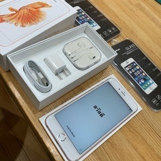 iPhone6splus SIMロック解除済み 16GB ローズ...
