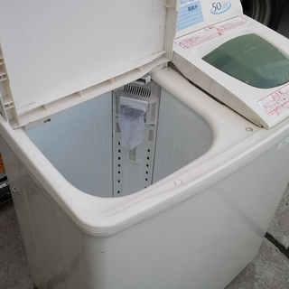 《姫路》日立(青空)2槽式洗濯機PS-50AS☆の画像