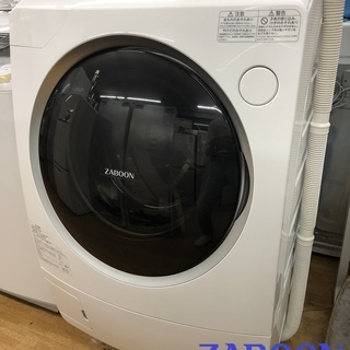 美品【 TOSHIBA 】東芝 ZABOON 洗濯9.0㎏/乾燥6.0㎏ ドラム洗濯機 ヒートポンプ除湿乾燥 ecoモード 槽クリーン カビプロテクト