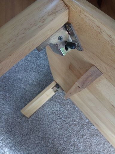 数回程度使用のテーブルです。