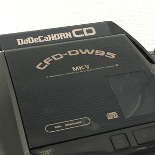 交渉可　SONY/ソニー CDラジカセ ドデカホーン CFD-DW95MKⅤ CD・ラジオ動作確認済み DoDeCaHORN CD　テープ不明の画像