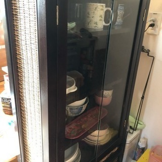ミニ食器棚 薄型の画像